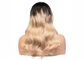 تخصيص 100 ٪ الإنسان الشعر المستعار الملونة ، على غرار موجة الشعر أومبير الباروكات اللون المزود